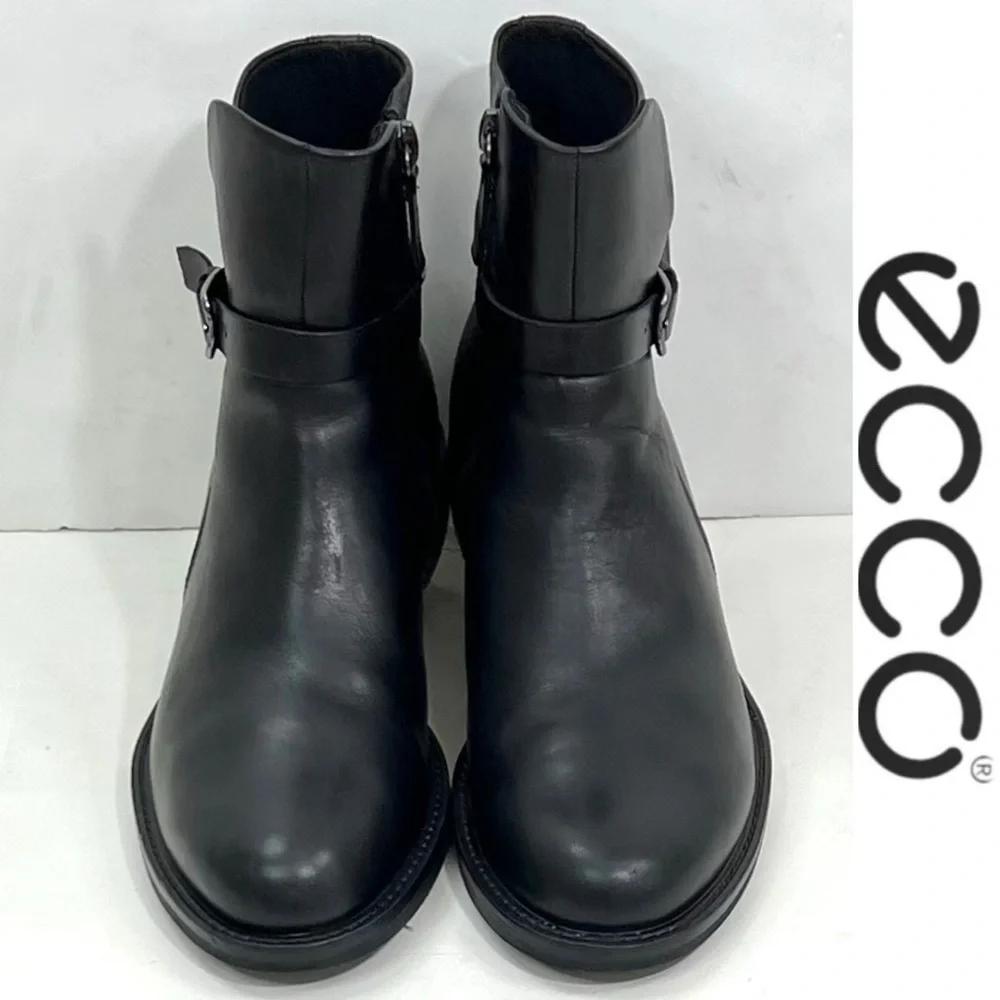 Ecco Women’s Sartorelle 25 Mid-Cut Leather Ankle Boots - Picture 9 of 9